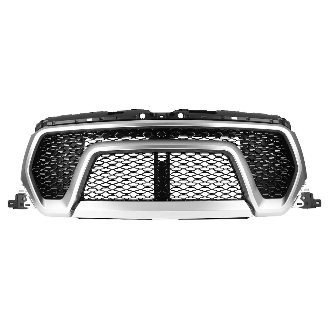 HG-RAM1915SLB-RB-GL – SPEC-D TUNIN Grille, Mesh Style Without Emblem Cutout/ Without Light Cutout Gloss Black ABS Pla...